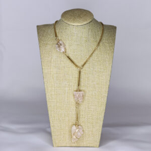 Lúa - Collar - Cuarzo Rosa