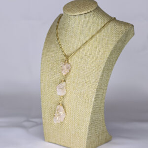Olympia - Collar - Cuarzo Rosa
