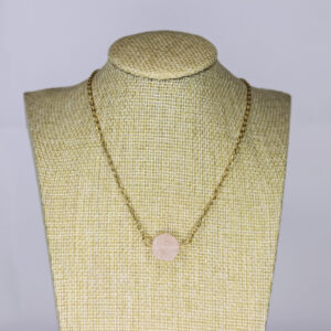 Saril - Collar - Cuarzo Rosa