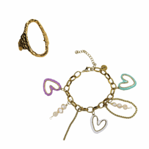 Celeste + Nilam Bundle - Pulsera y Sortija